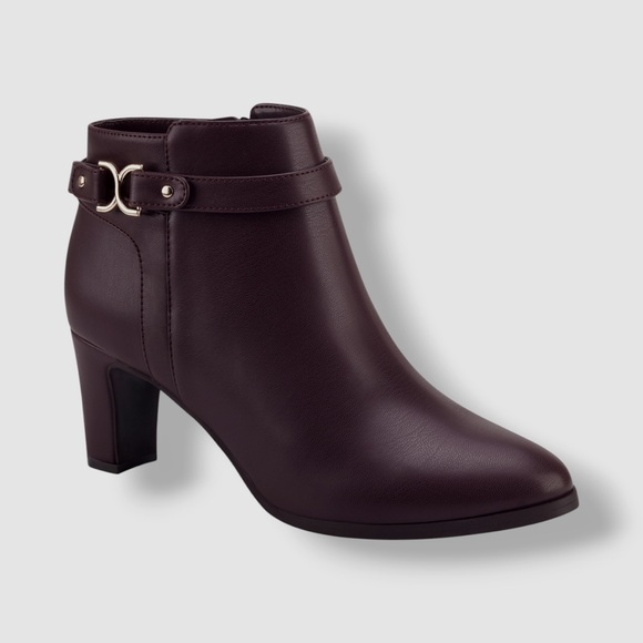 Charter Club Shoes - Charter Club Pixxy Burgundy Ankle Boots Sz 8 BNWOB